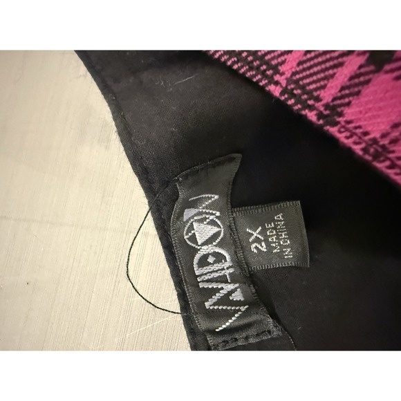 WIDOW - WOMEN'S XXL -PLAID PLEATED TARTAN SKATER SCHOOL LACE SKIRT - Picture 5 of 9